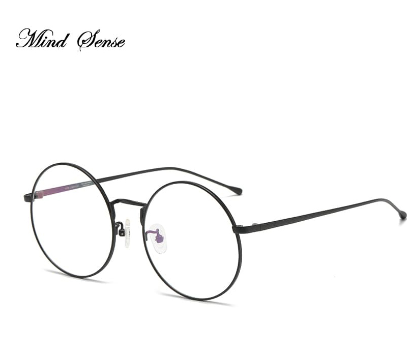 black reading glasses